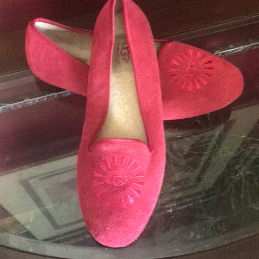 Ugh red shoes size 9